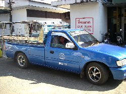 Free shuttle service between Laem Sok and Trat City